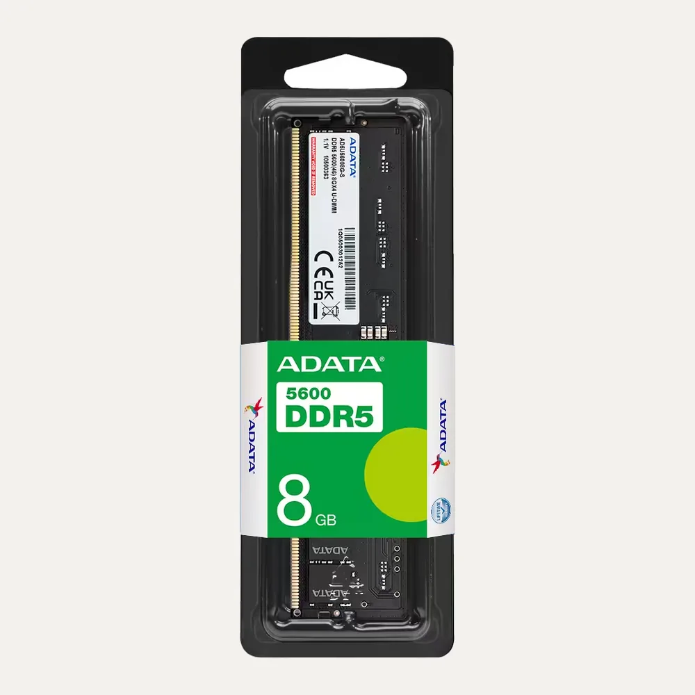 ADATA 8GB 5600 DDR5 U-DIMM Memory Module — Image 2
