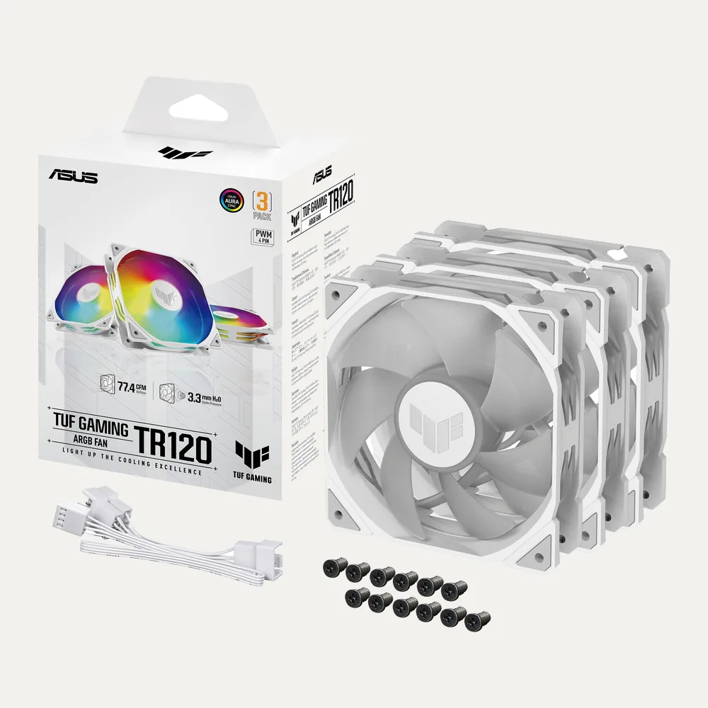 ASUS TUF GAMING TR120 ARGB 3IN1 White — Image 5