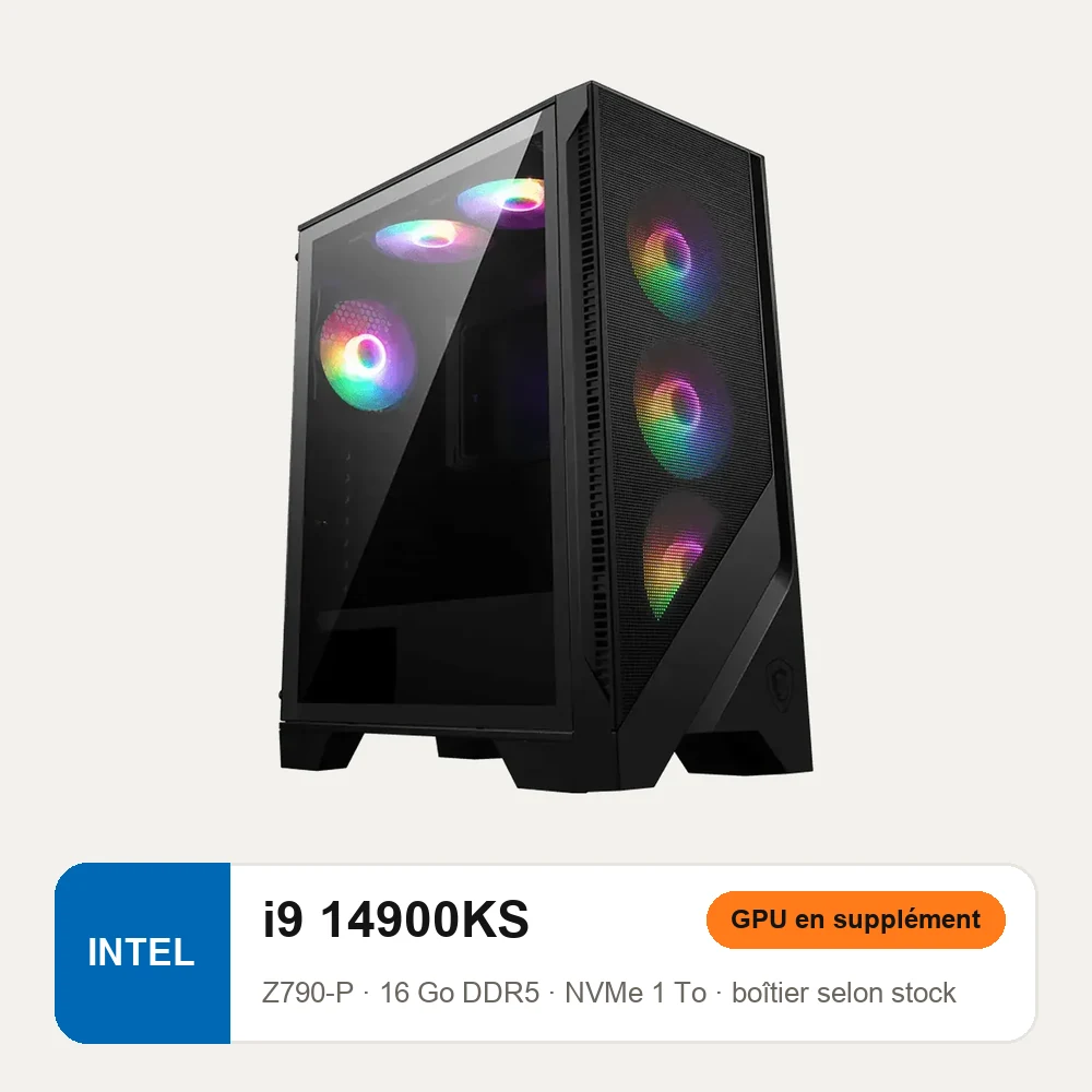Config Intel Core i9 14900KS / Z790-P
