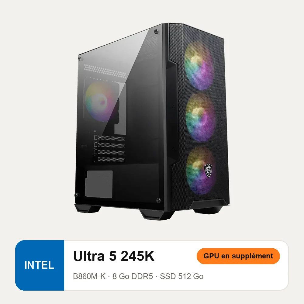 Config Intel Core Ultra 5 245K / B860M-K
