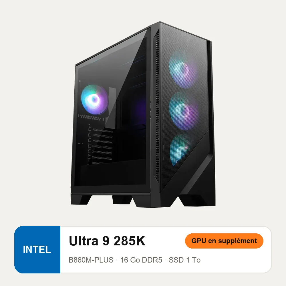 Config Intel Core Ultra 9 285K / B860M-PLUS