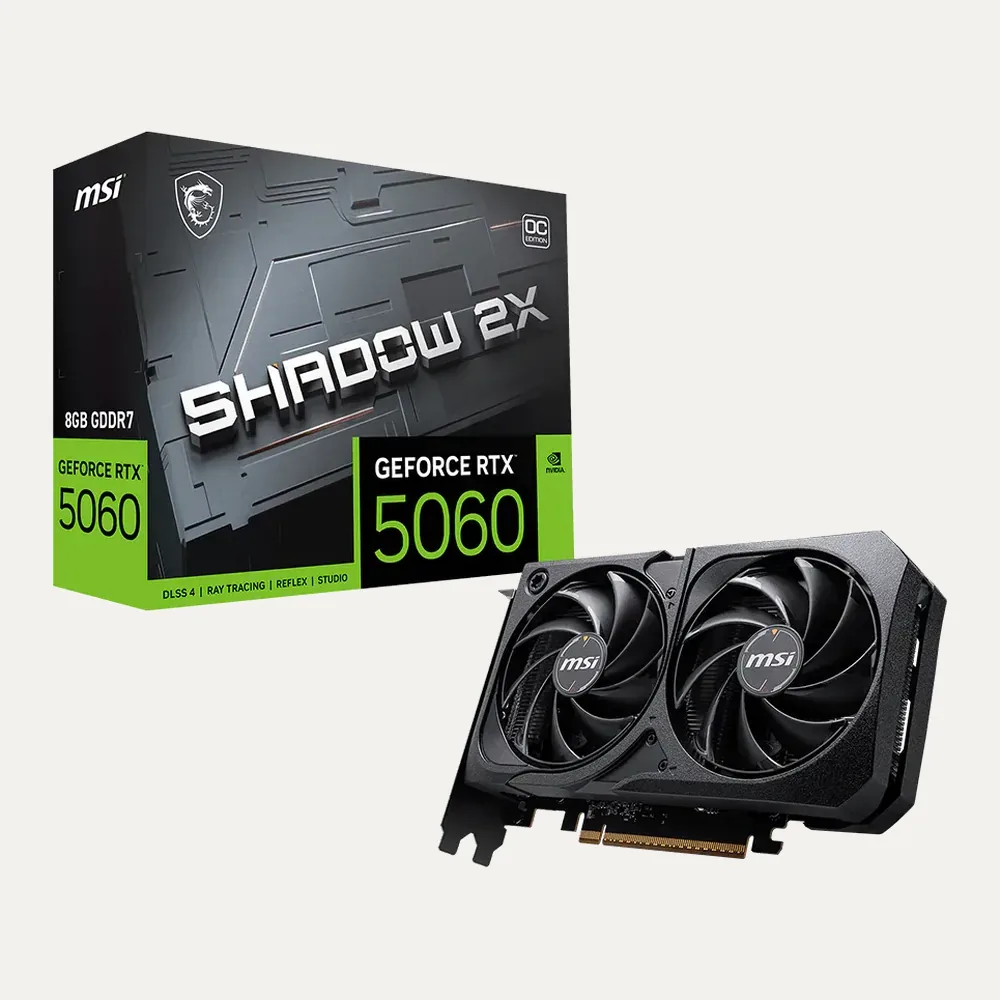 MSI GeForce RTX 5060 8G SHADOW 2X OC BULK
